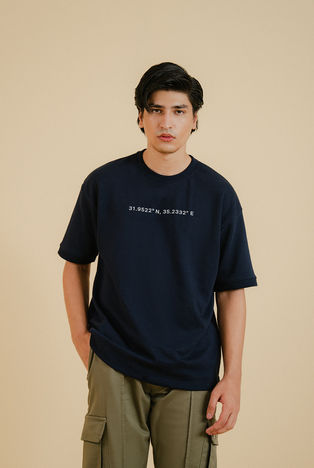 From the river to the sea - Oversized Heavyweight T-Shirt